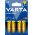 Pile Varta AA LR06 Alcaline Mignon Longlife 1,5V Confezione in blister da 4 pz.