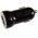 Adattatore per caricabatteria da viaggio 12 24V auf 1x USB 1000mA colore nero