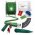 Kit di riparazione del filo di confine 150 m 2,7 mm   con tracciatore di rottura cavo 200 ganci 10 connettori 4 morsetti