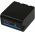 Batteria di alimentazione per videocamera professionale JVC GY HM200 / tipo SSL JVC 75 con USB