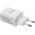 Alimentatore universale Powery per Samsung , iPhone, HTC with 2x USB 2,4A colore bianco