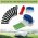 Kit di riparazione del filo di confine 150 m 2,7 mm   con tracciatore di rottura cavo 200 ganci 10 connettori 4 morsetti