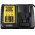 Caricabatteria veloce/ caricatore Dewalt 10,8 18V DCB115 per tutte le batteria XR a scorrimento/spinta